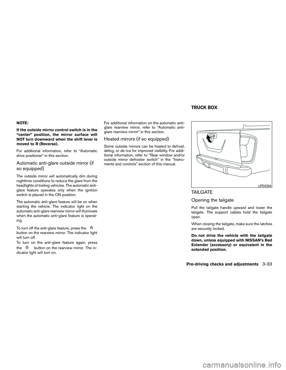 NISSAN TITAN XD 2017  Owners Manual 