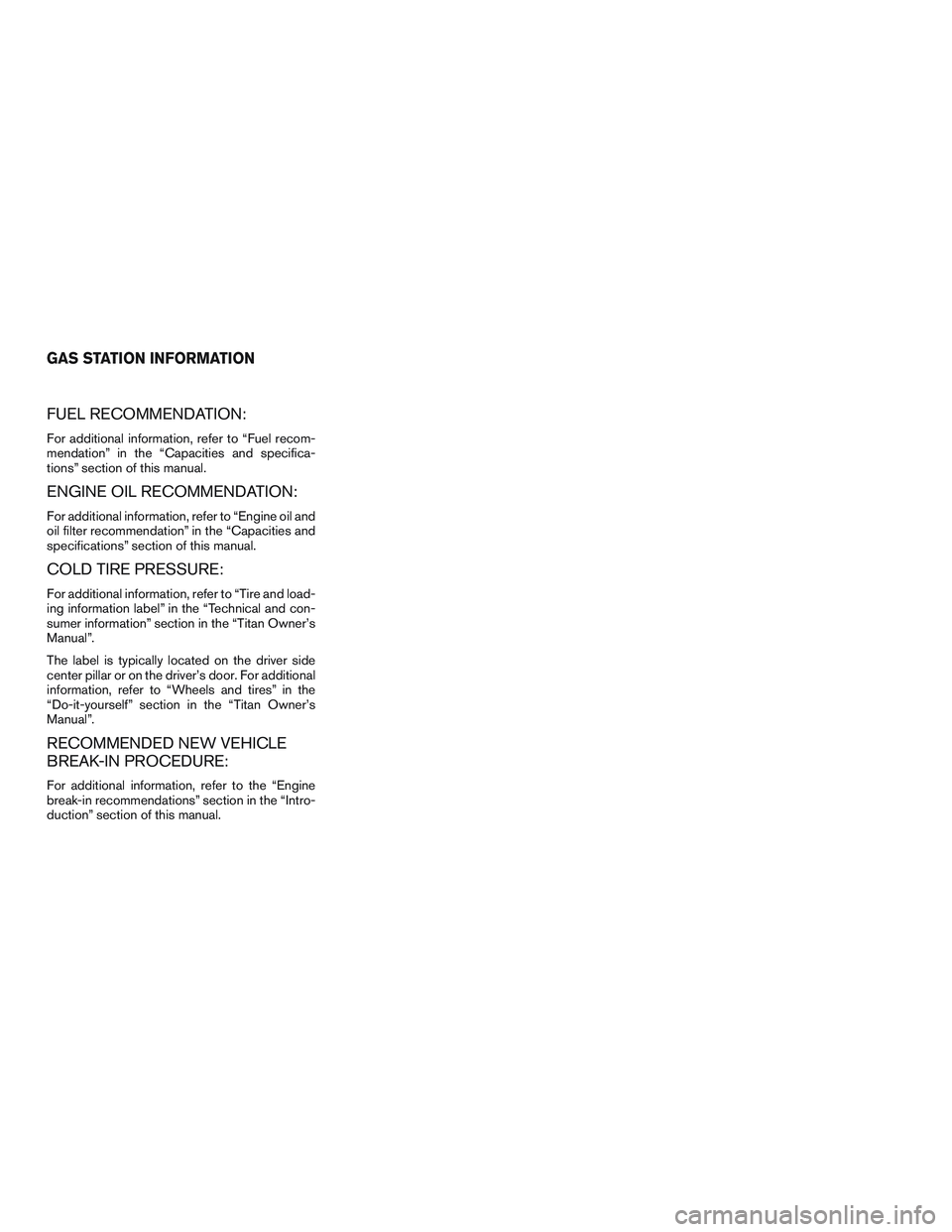 NISSAN TITAN XD 2017  Owners Manual 