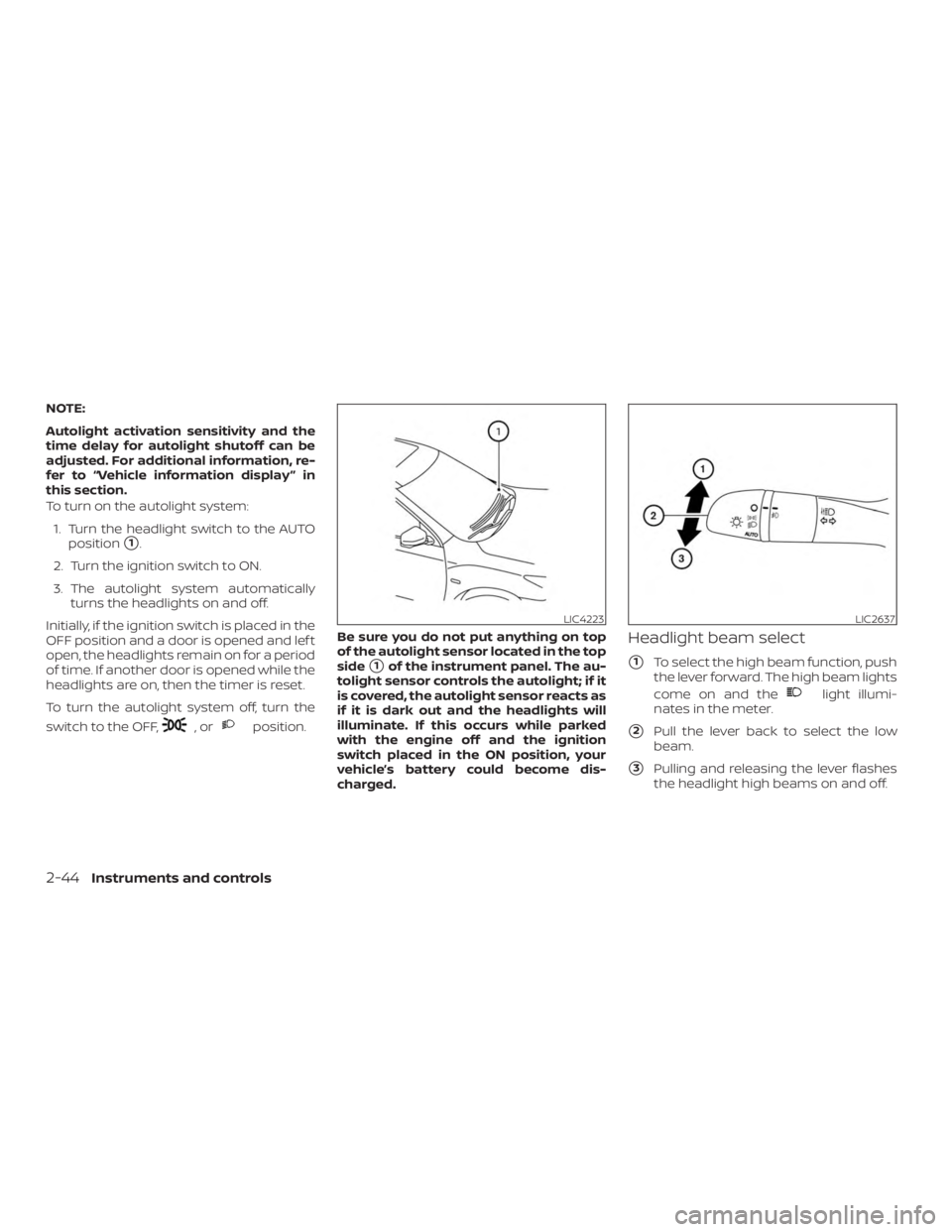 NISSAN VERSA NOTE 2021  Owners Manual 
