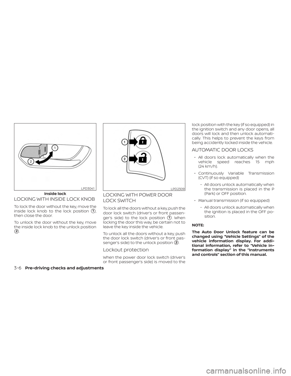 NISSAN VERSA NOTE 2021  Owners Manual 