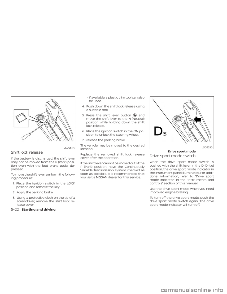 NISSAN VERSA NOTE 2021  Owners Manual 