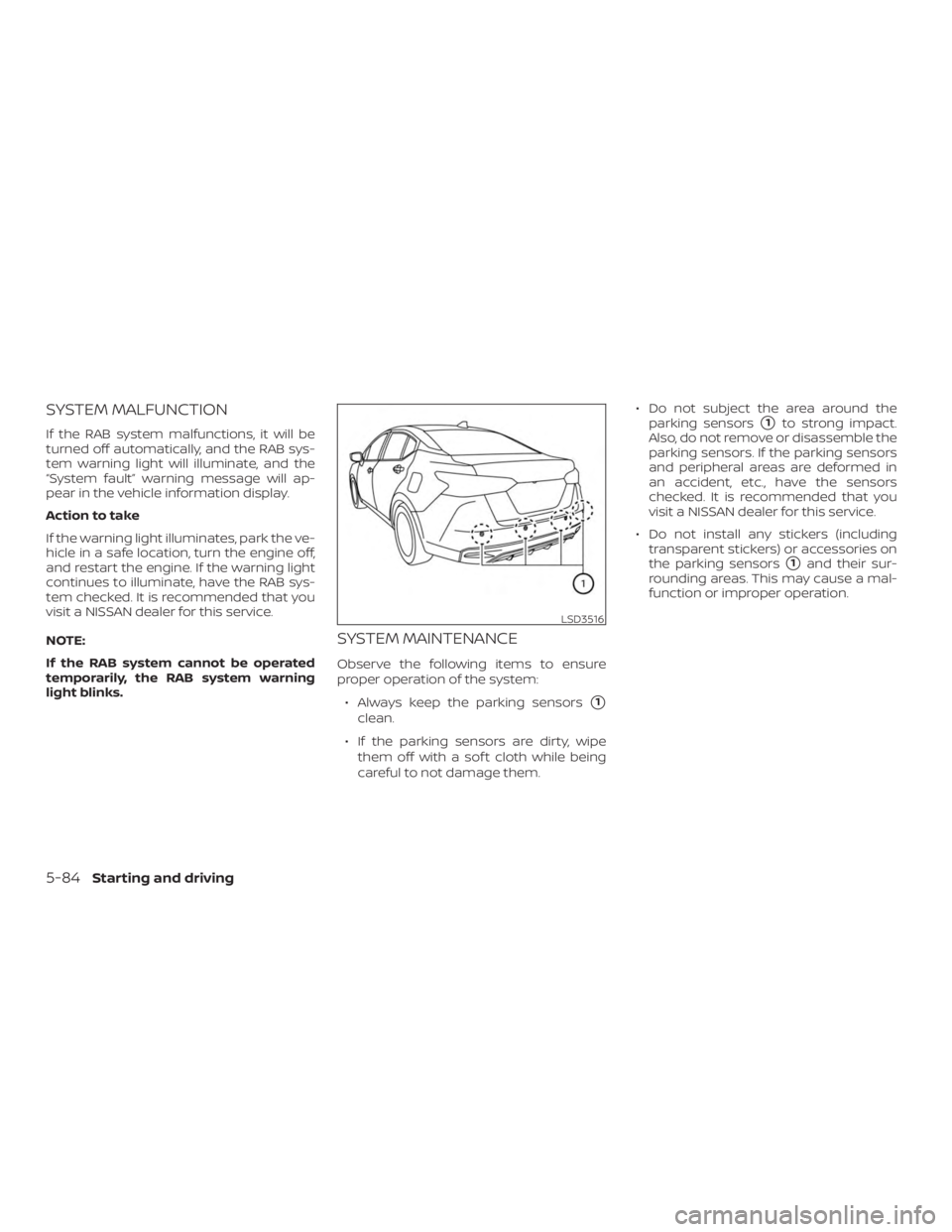 NISSAN VERSA NOTE 2021  Owners Manual 