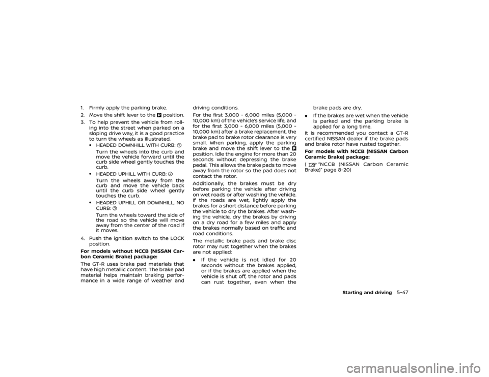 NISSAN GT-R 2022  Owners Manual 