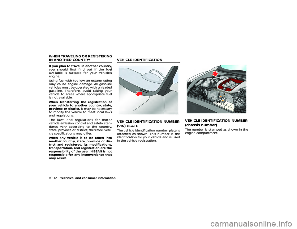 NISSAN GT-R 2022 Owners Manual NISSAN GT-R 2022 Owners Manual