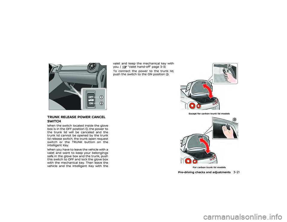 NISSAN GT-R 2021 Owners Manual NISSAN GT-R 2021 Owners Manual