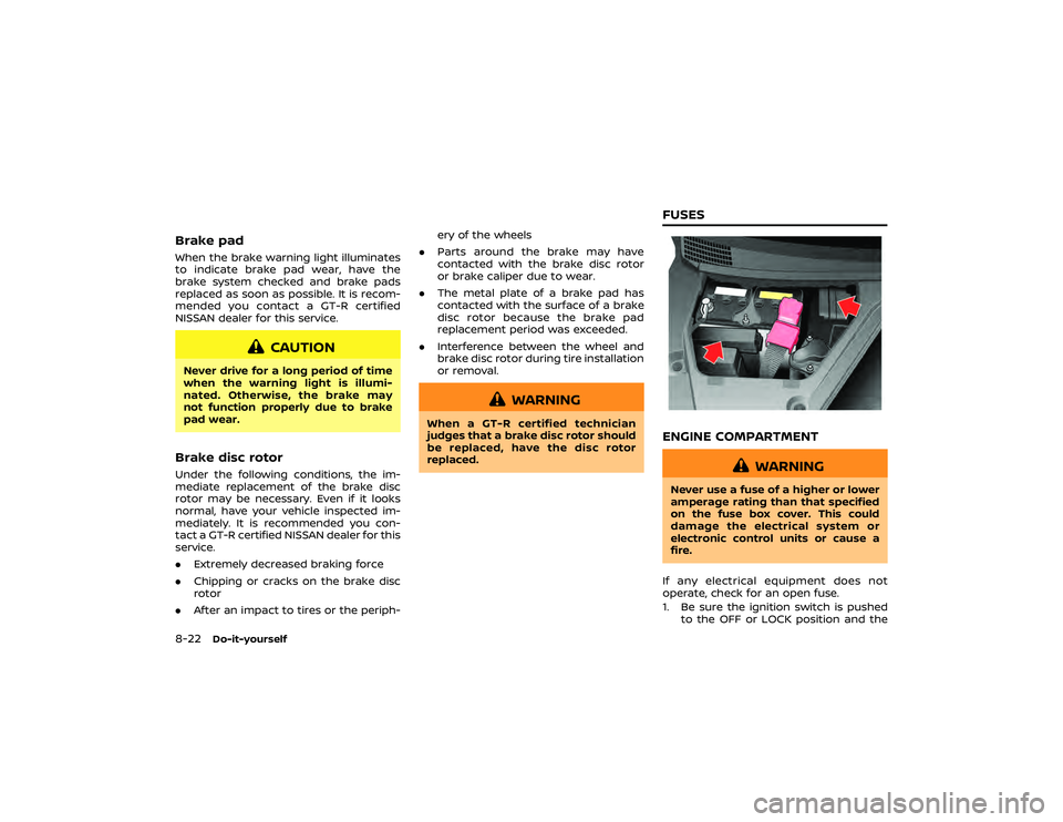 NISSAN GT-R 2021  Owners Manual 