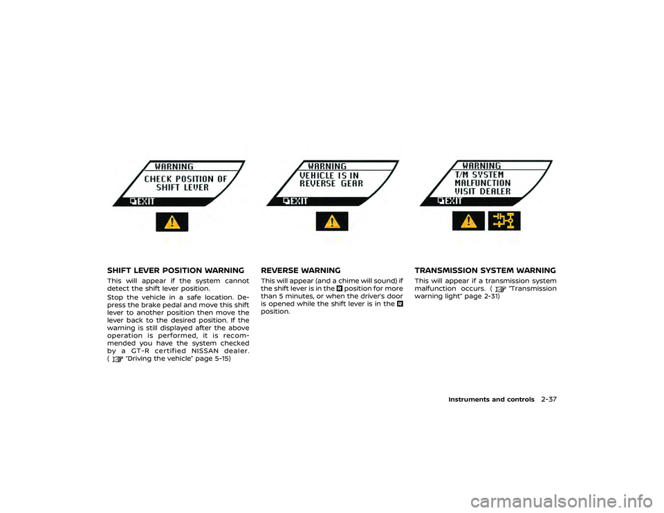 NISSAN GT-R 2020  Owners Manual 