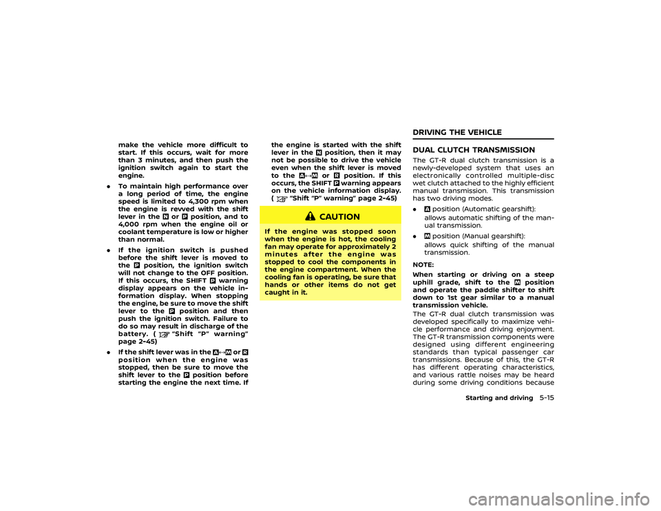 NISSAN GT-R 2020 Owners Manual NISSAN GT-R 2020 Owners Manual