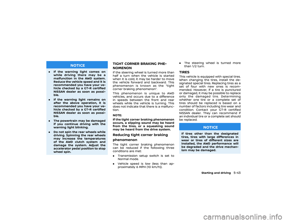 NISSAN GT-R 2020 Owners Manual NISSAN GT-R 2020 Owners Manual