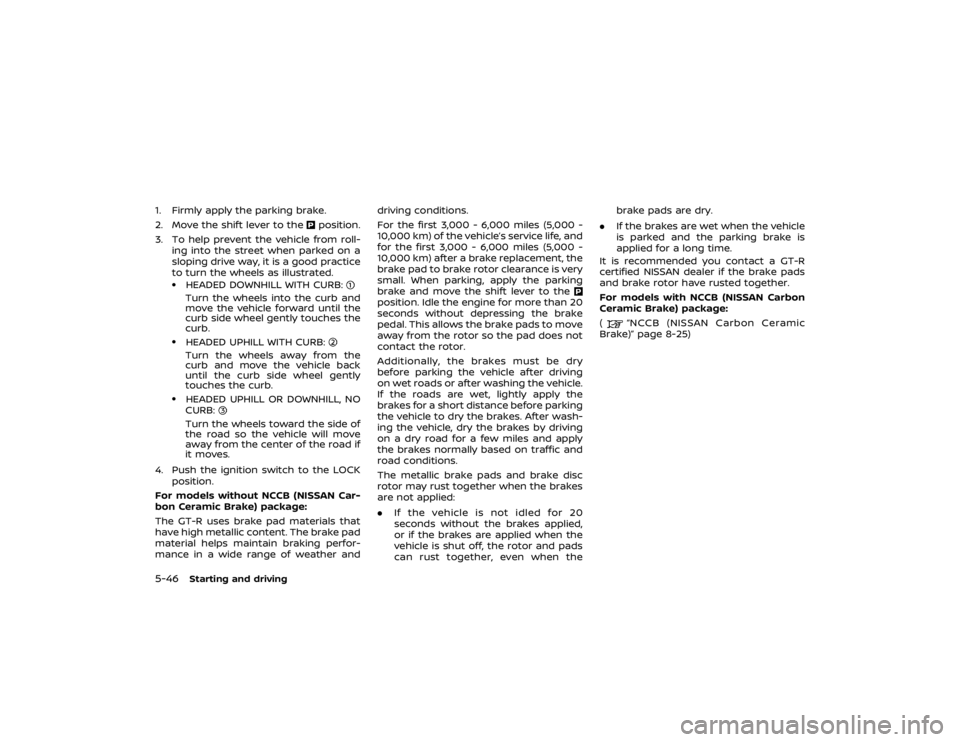 NISSAN GT-R 2020 Owners Manual NISSAN GT-R 2020 Owners Manual