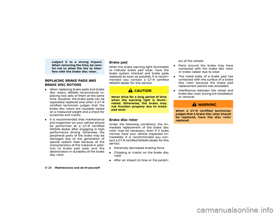 NISSAN GT-R 2020  Owners Manual 
