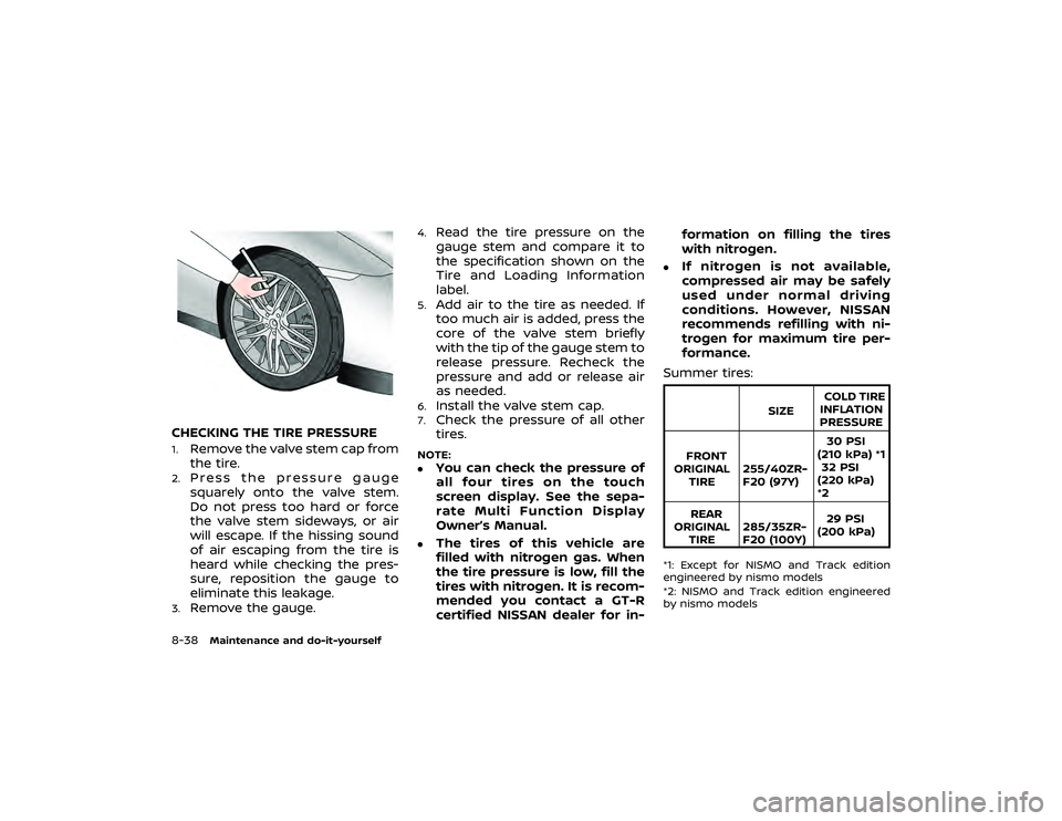 NISSAN GT-R 2020  Owners Manual 