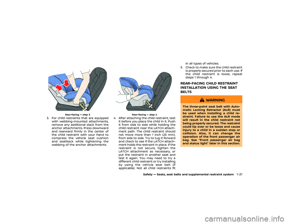 NISSAN GT-R 2020  Owners Manual Before driving a loaded vehicle,
confirm that you do not exceed
the Gross Vehicle Weight Rating
(GVWR) or the Gross Axle Weight
Rating (GAWR) for your vehicle.
( 