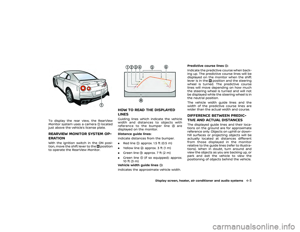 NISSAN GT-R 2019 Owners Manual When parking the vehicle NISSAN GT-R 2019 Owners Manual When parking the vehicle