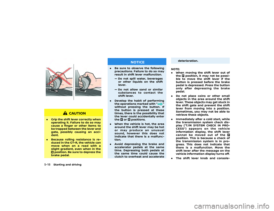 NISSAN GT-R 2019  Owners Manual 