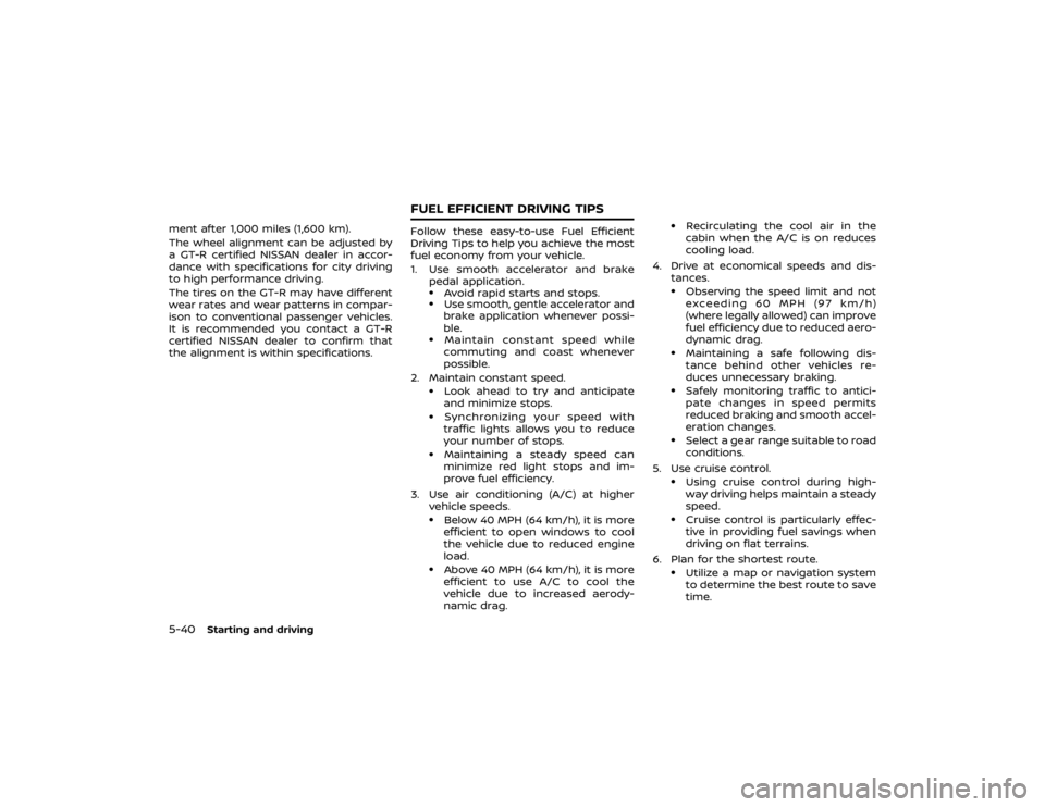 NISSAN GT-R 2019  Owners Manual 
