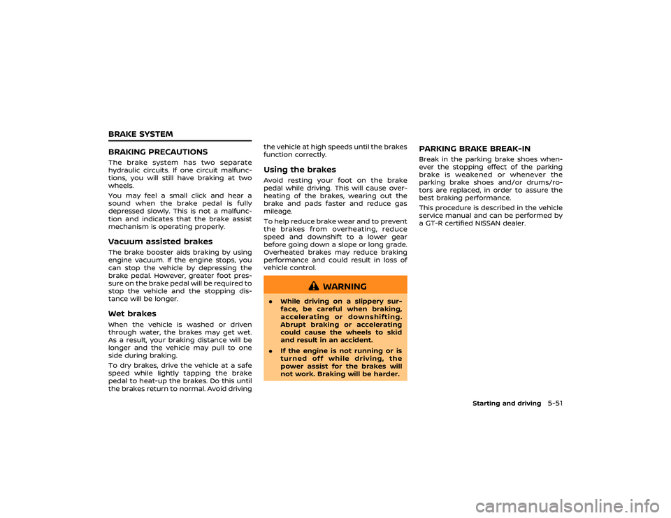 NISSAN GT-R 2019  Owners Manual 