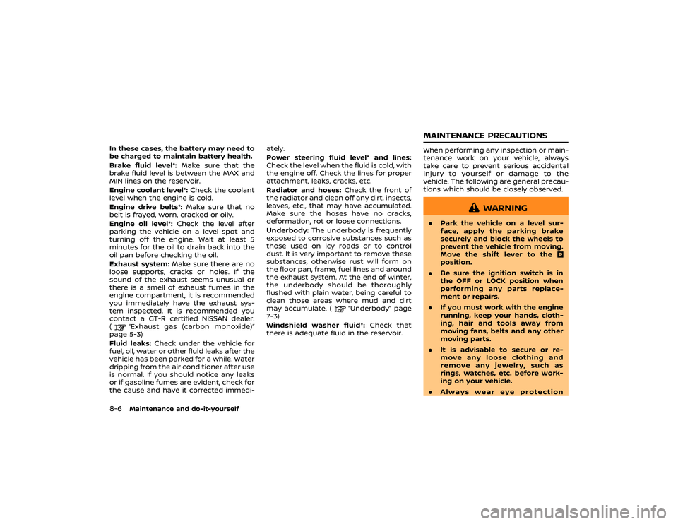 NISSAN GT-R 2019  Owners Manual 