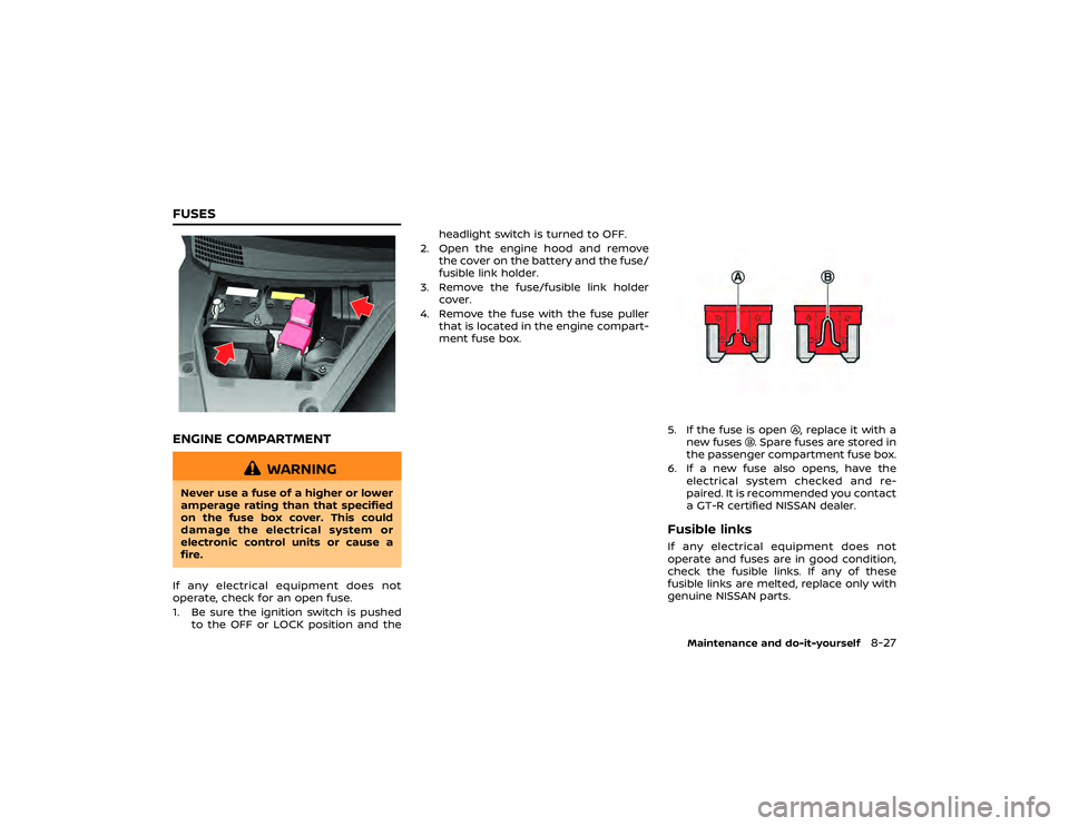 NISSAN GT-R 2019  Owners Manual 