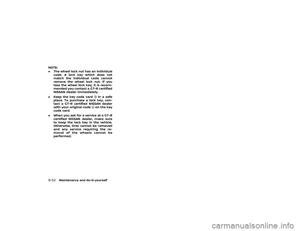 NISSAN GT-R 2019  Owners Manual 