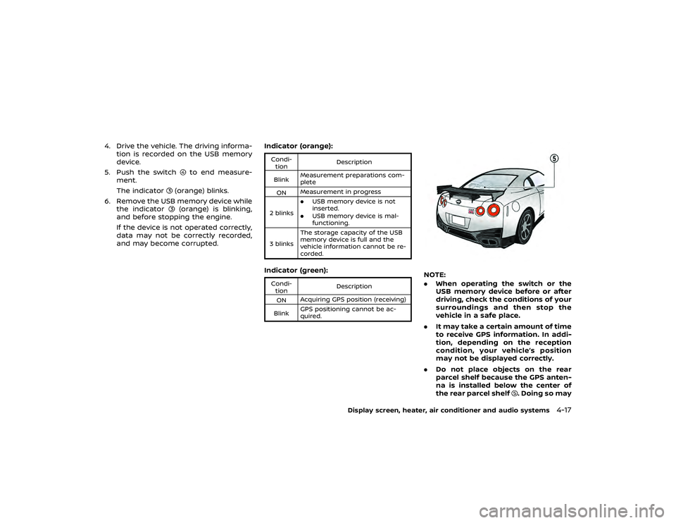 NISSAN GT-R 2018 Owners Manual NOTICE
If the gauge indicates engine coolant
temperature near the hot (H) end of
the normal range, reduce vehicle
speed to decrease temperature. If
gauge is over the normal range, stop
the vehicle as NISSAN GT-R 2018 Owners Manual NOTICE
If the gauge indicates engine coolant
temperature near the hot (H) end of
the normal range, reduce vehicle
speed to decrease temperature. If
gauge is over the normal range, stop
the vehicle as
