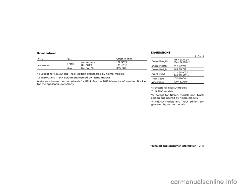 NISSAN GT-R 2018  Owners Manual 