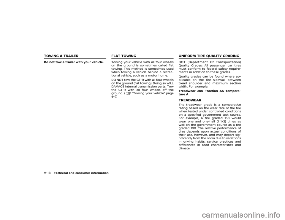 NISSAN GT-R 2018  Owners Manual NOTICE 