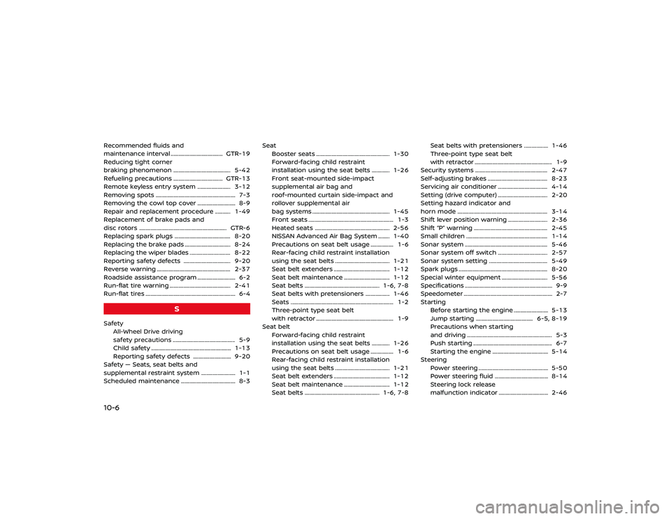 NISSAN GT-R 2018  Owners Manual 