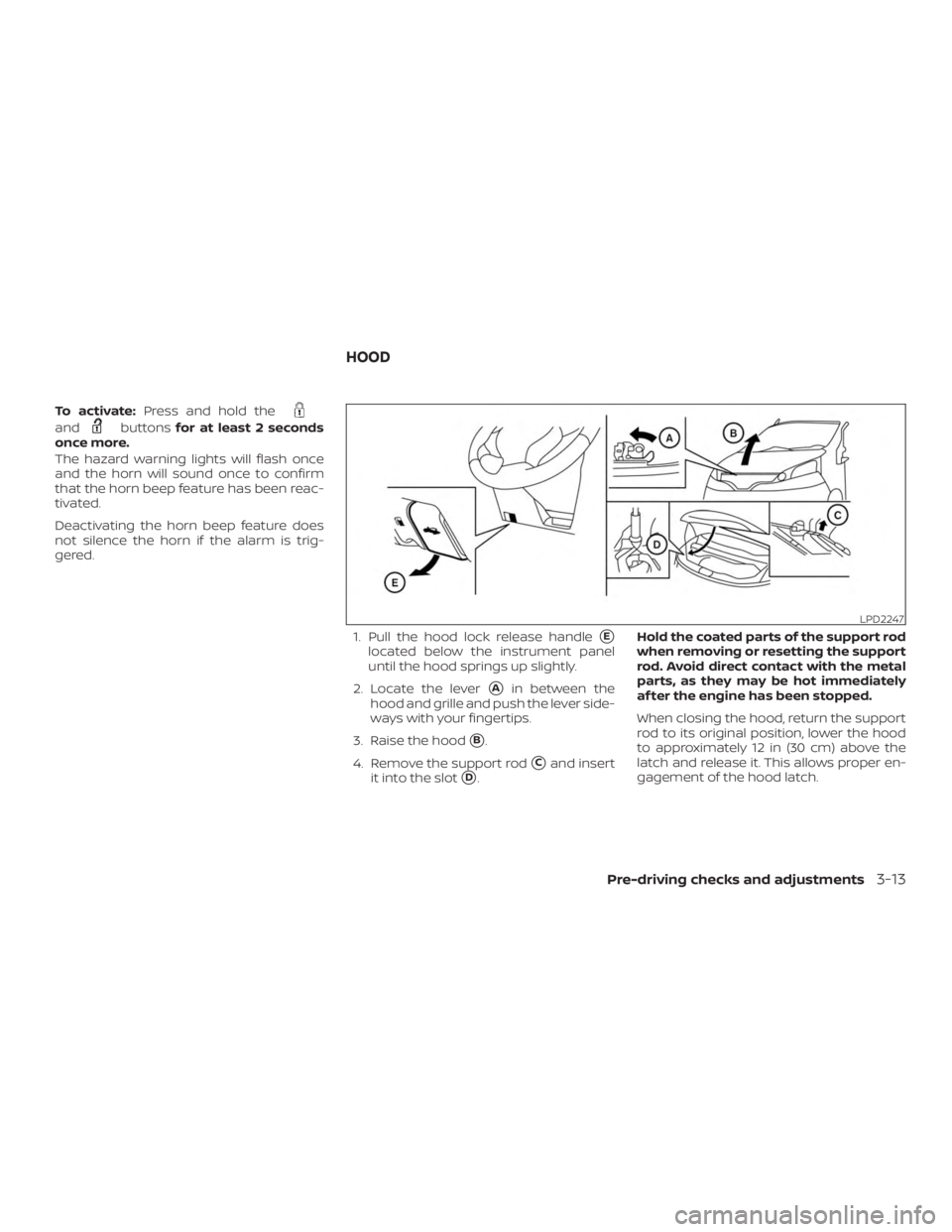 NISSAN NV200 2020  Owners Manual 