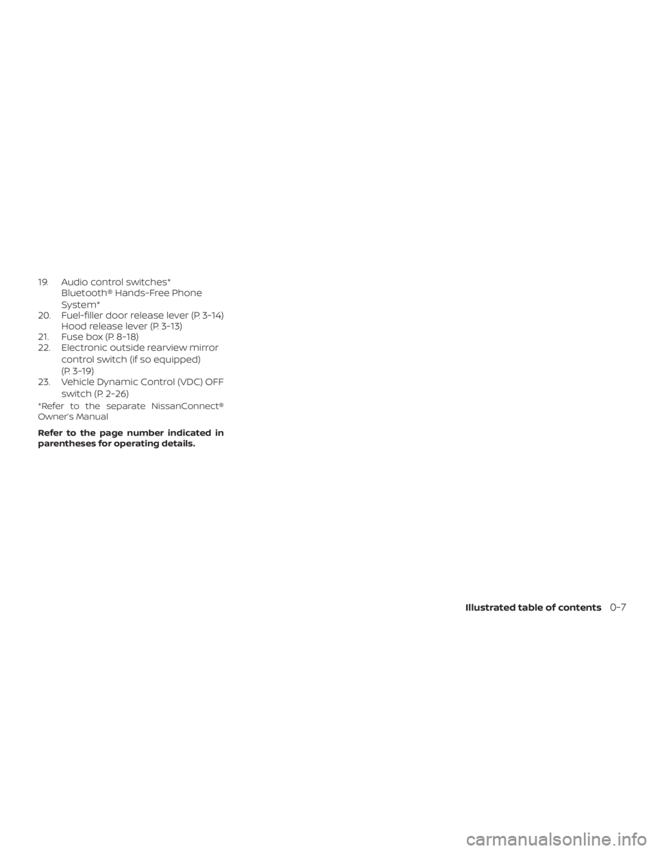 NISSAN NV200 2020 User Guide NISSAN NV200 2020 User Guide