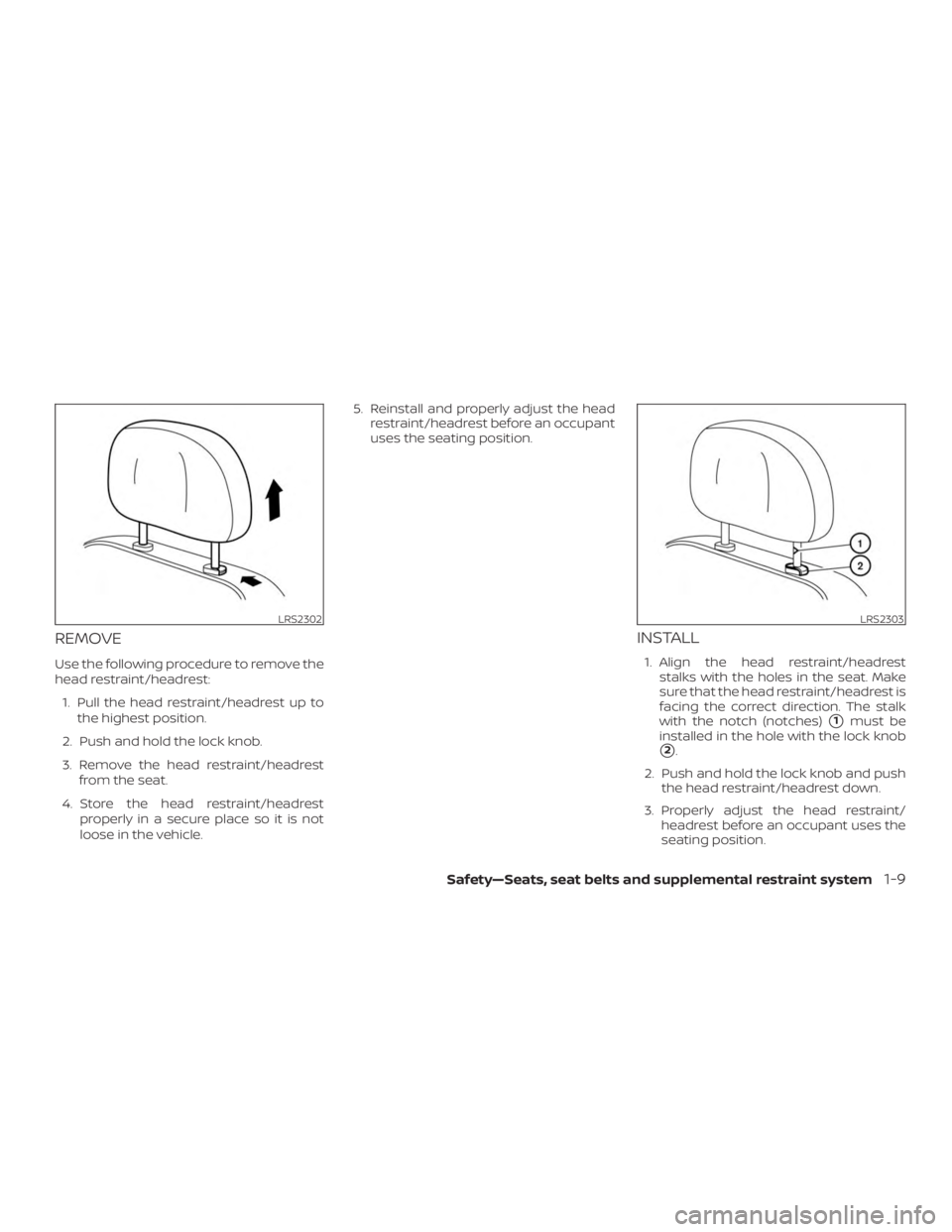 NISSAN NV200 2020 Owners Manual 