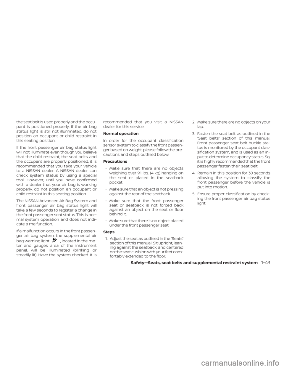 NISSAN NV200 2020 Repair Manual 