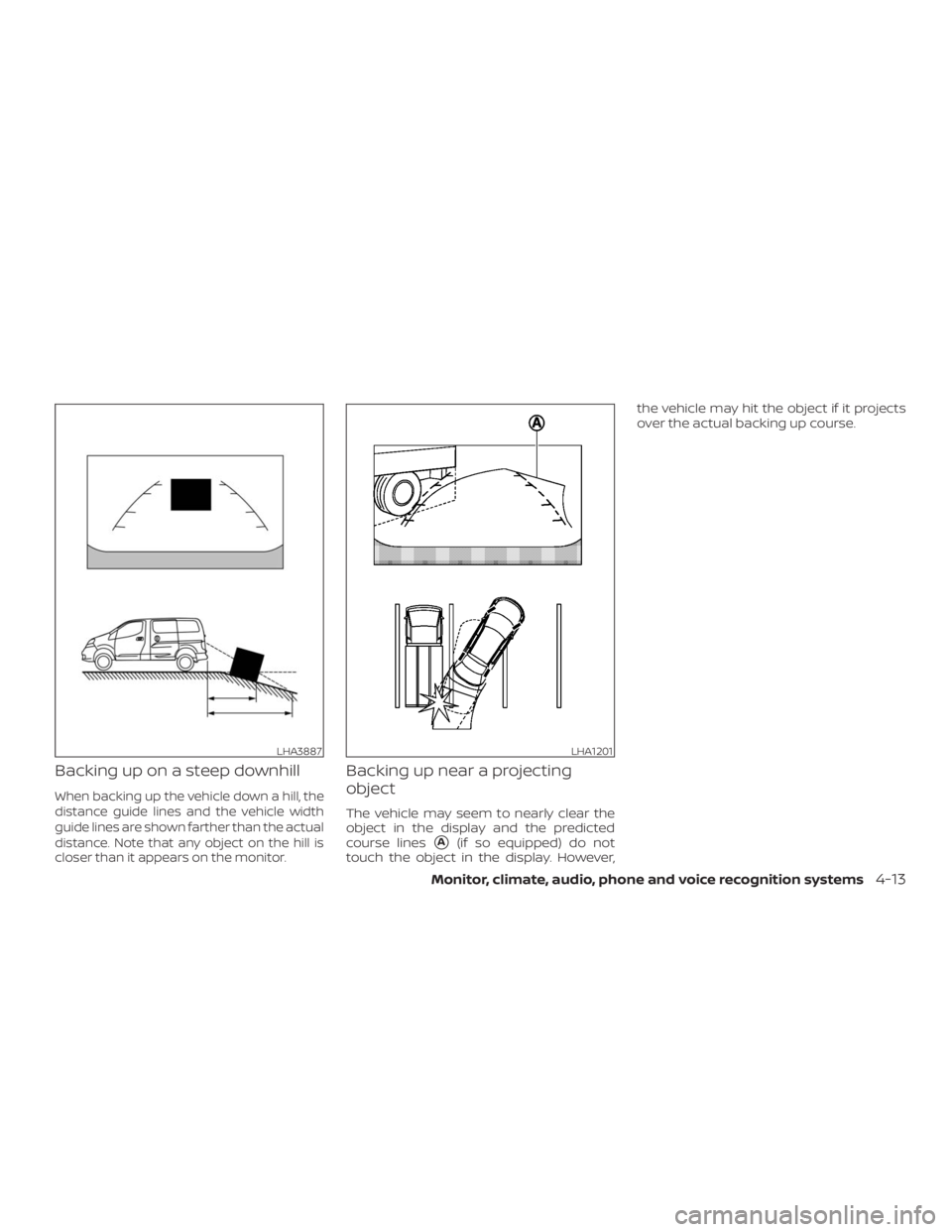 NISSAN NV200 2019  Owners Manual LHA3887LHA1201 