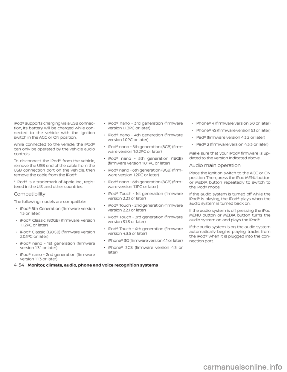 NISSAN NV200 2019  Owners Manual 