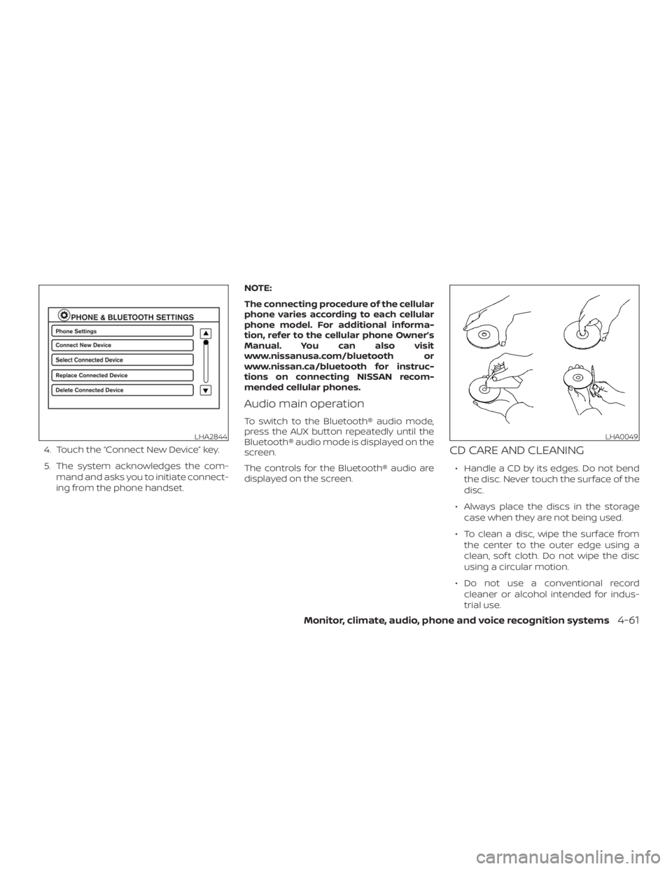 NISSAN NV200 2019  Owners Manual LHA2844LHA0049 