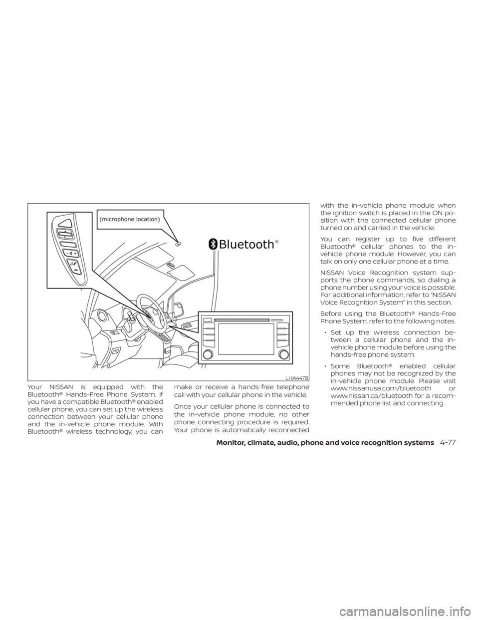 NISSAN NV200 2019  Owners Manual LHA4478 