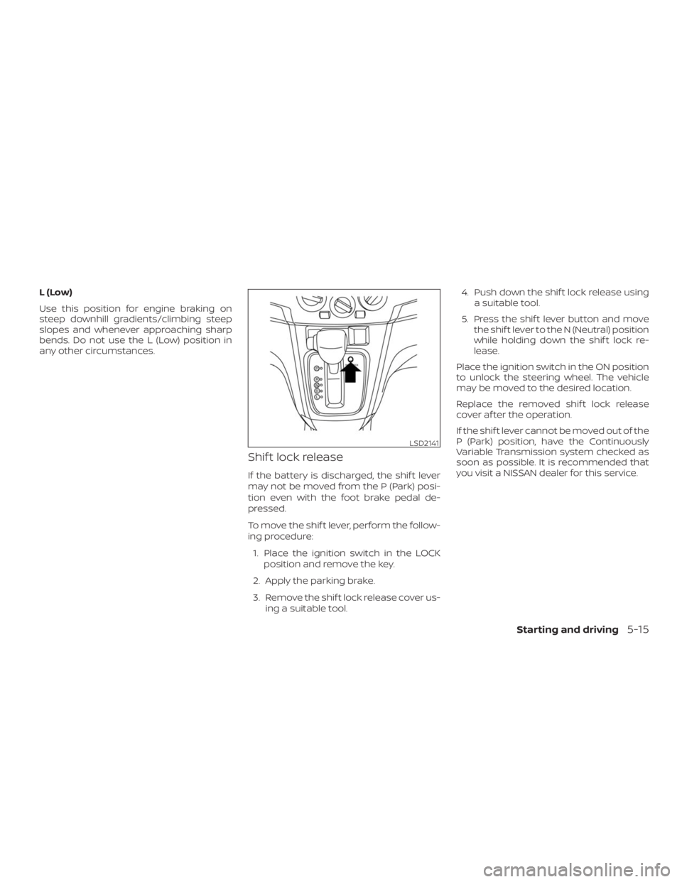 NISSAN NV200 2019  Owners Manual LSD2141 