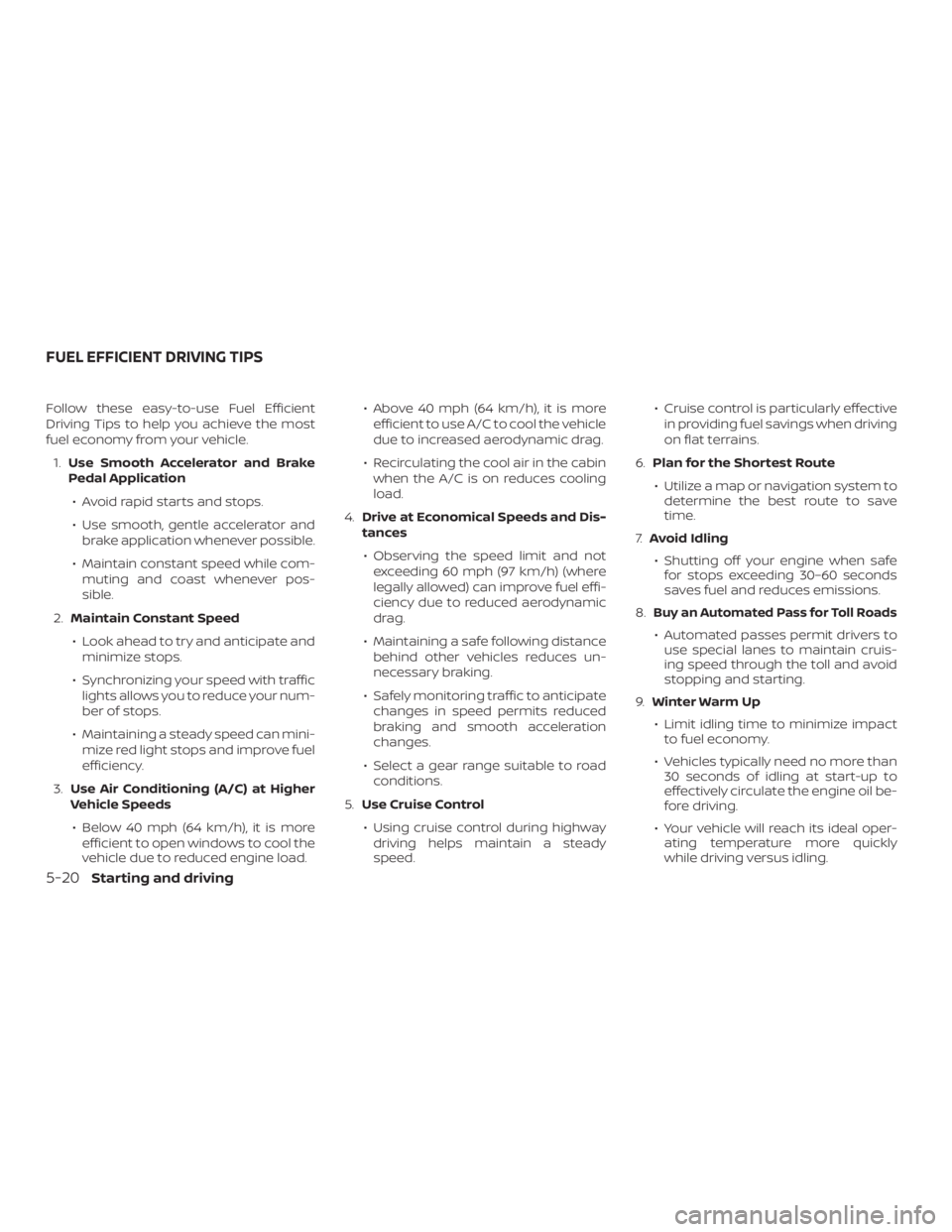 NISSAN NV200 2019  Owners Manual 