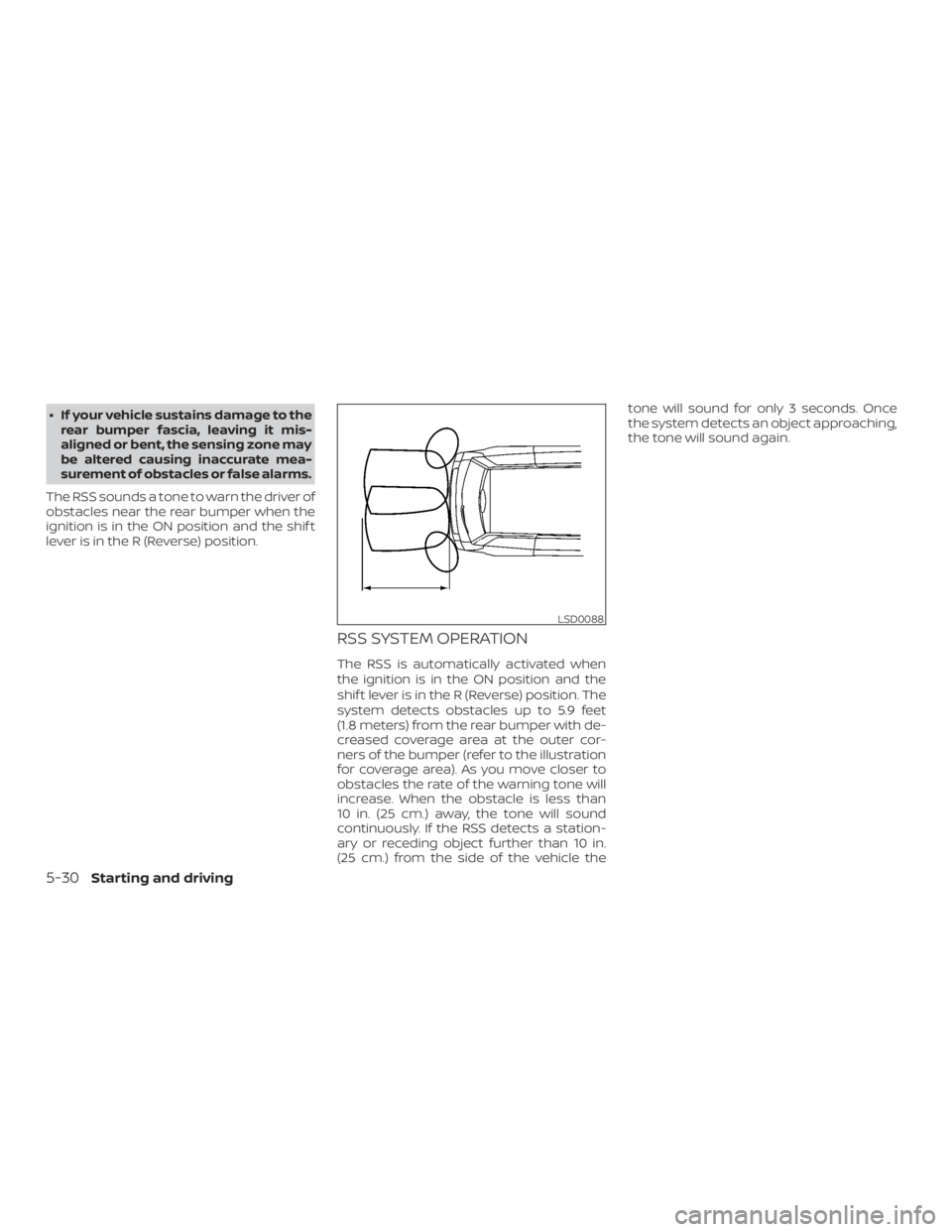 NISSAN NV200 2019  Owners Manual LSD0088
5-30Starting and driving 