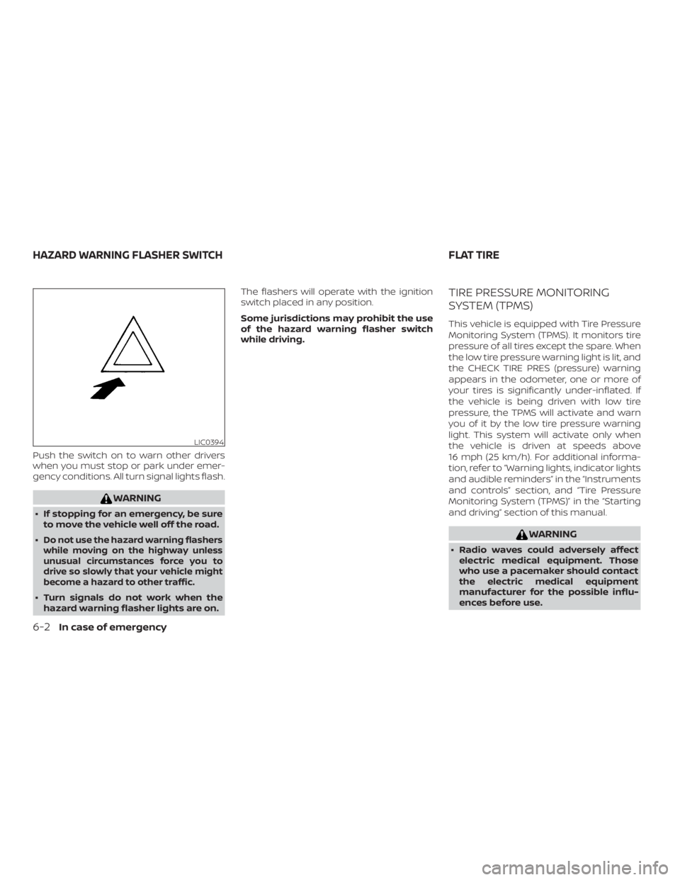 NISSAN NV200 2019  Owners Manual 