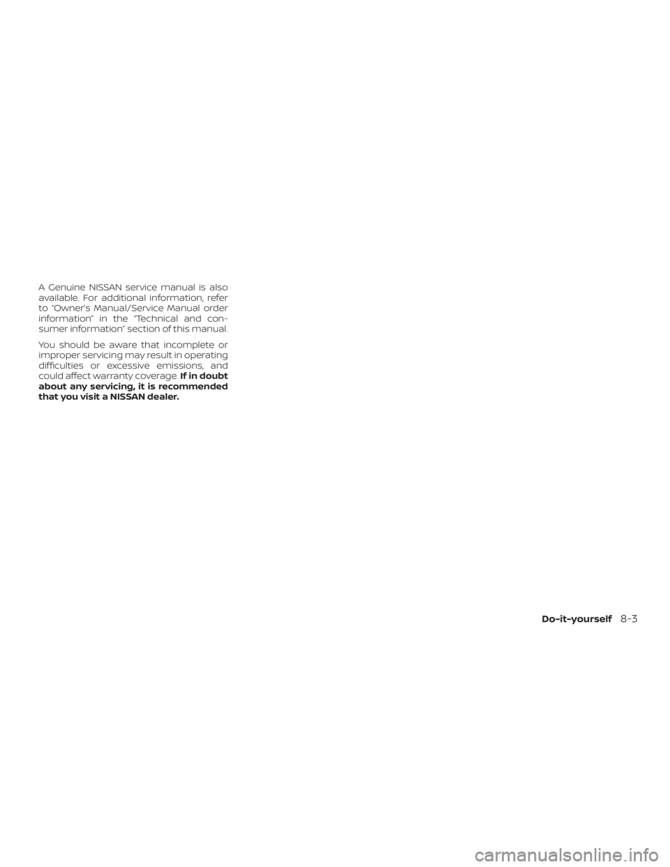 NISSAN NV200 2019  Owners Manual 
