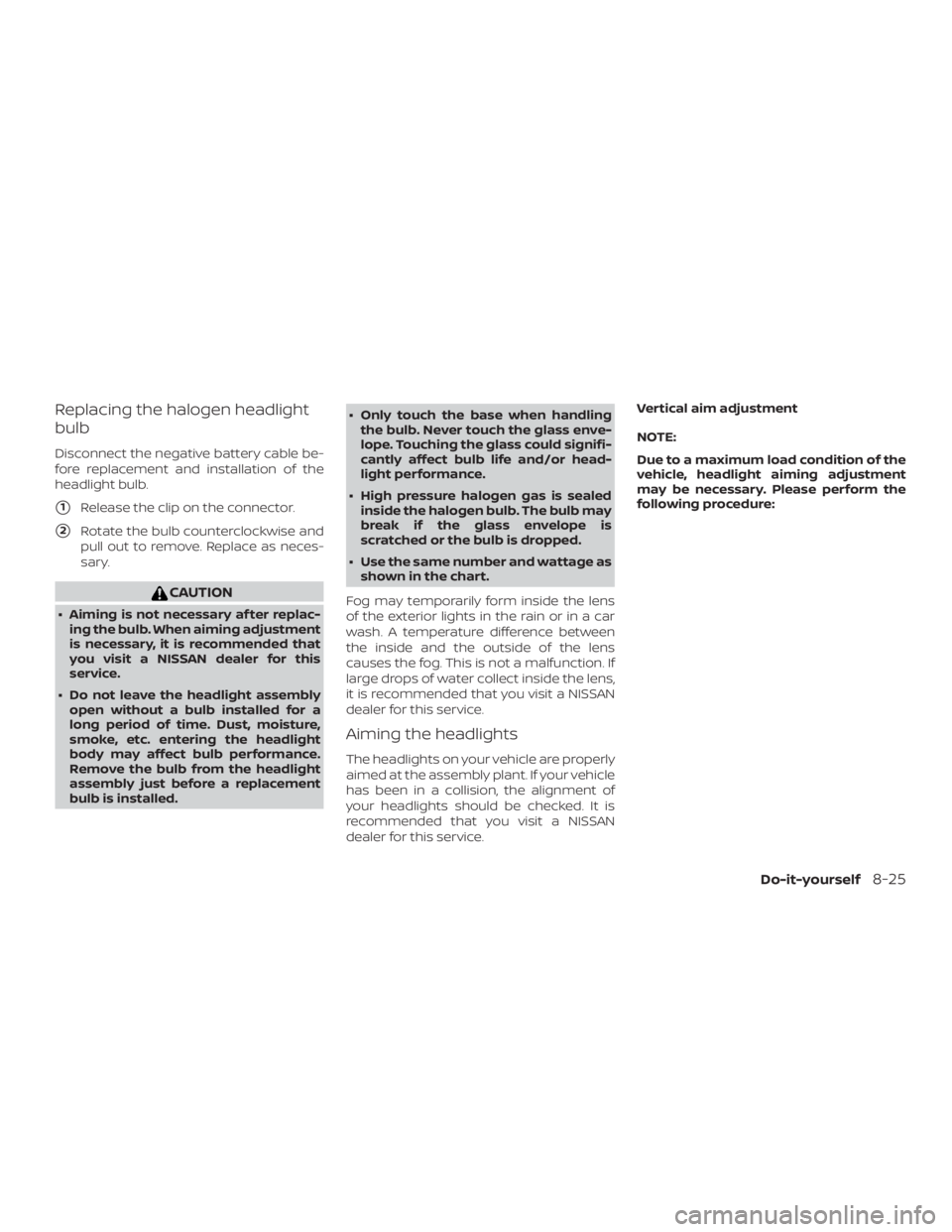 NISSAN NV200 2019  Owners Manual 