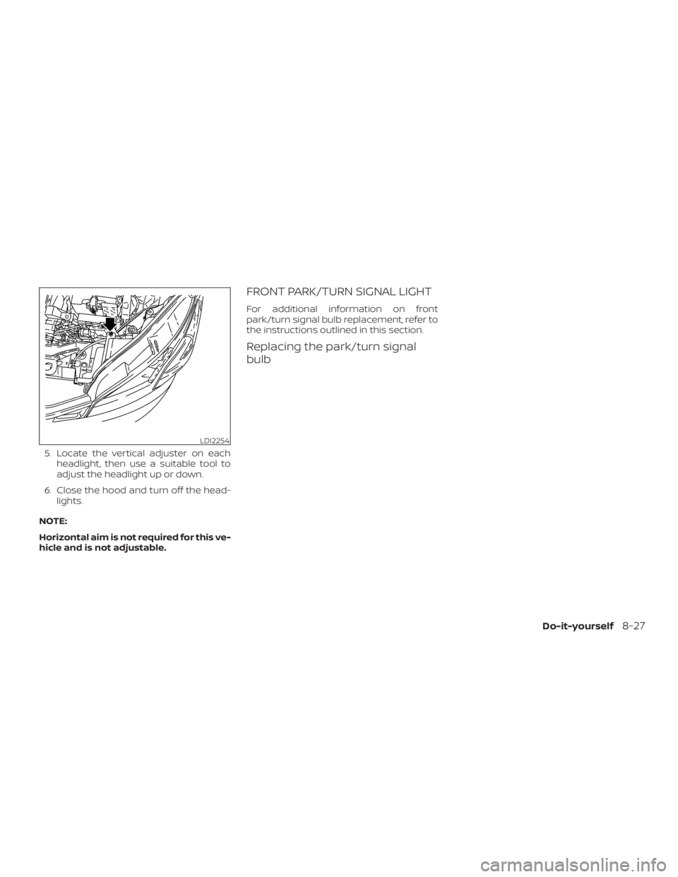 NISSAN NV200 2019  Owners Manual LDI2254 