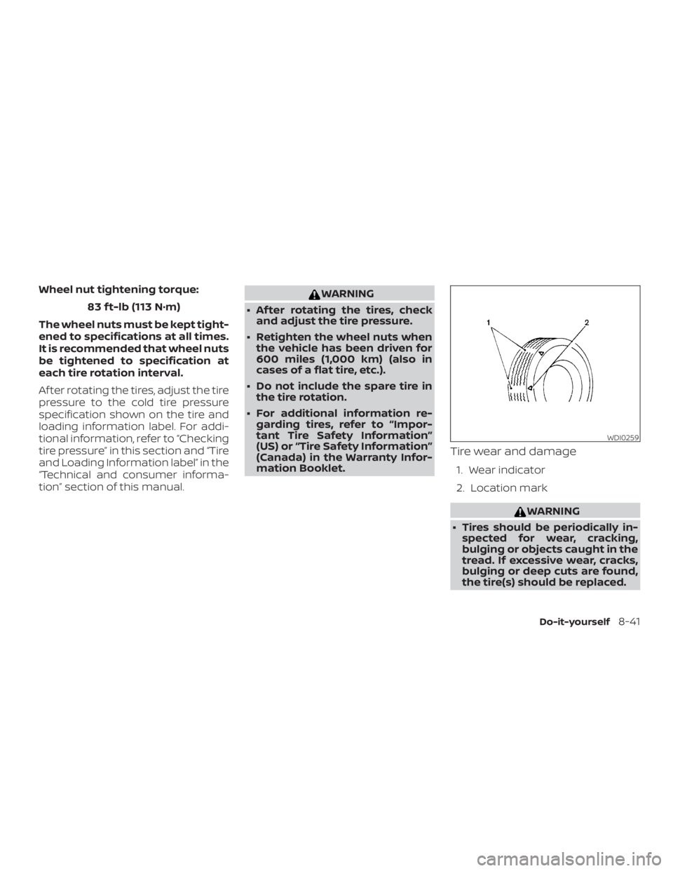 NISSAN NV200 2019  Owners Manual 
