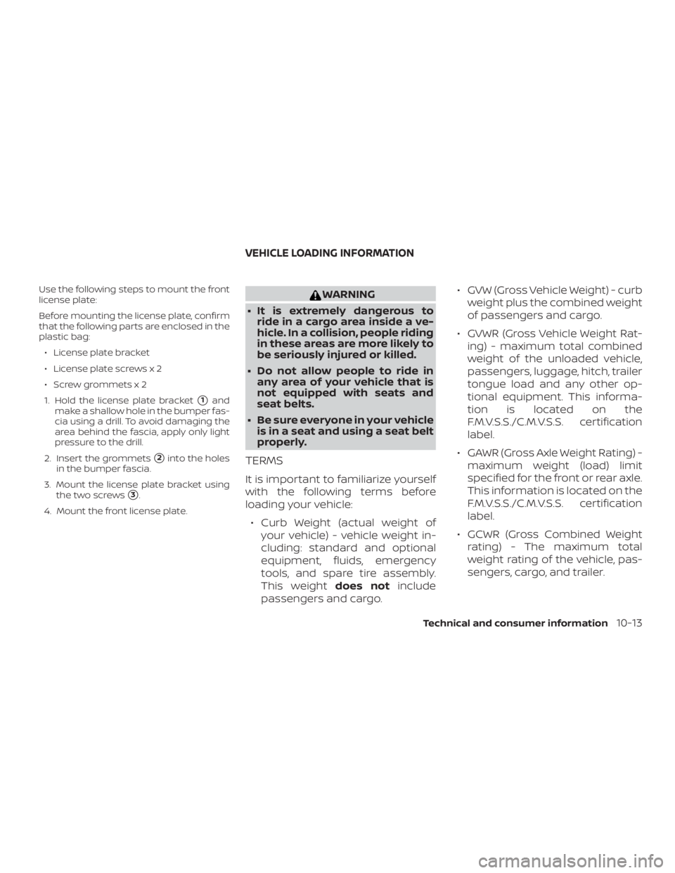 NISSAN NV200 2019  Owners Manual 
