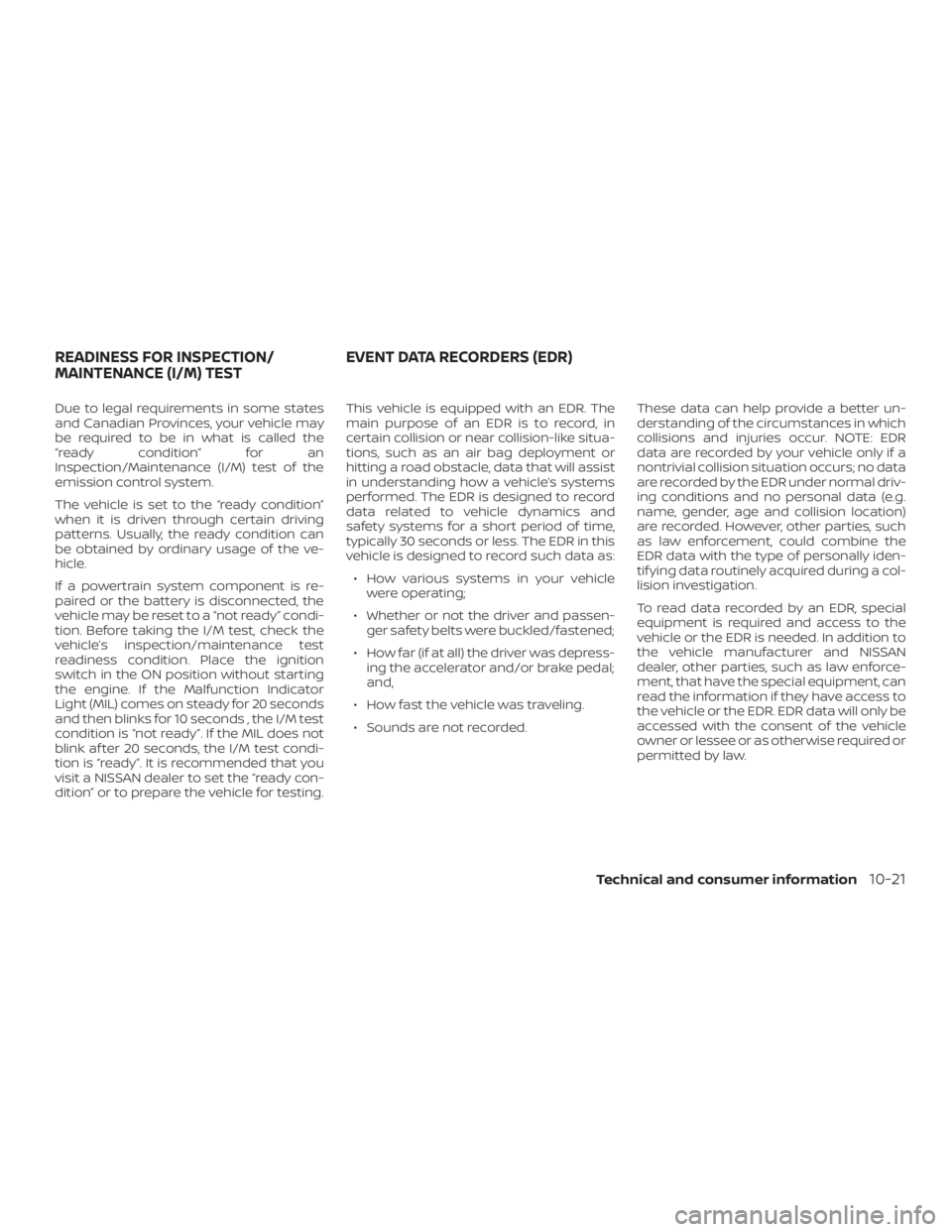 NISSAN NV200 2019  Owners Manual 