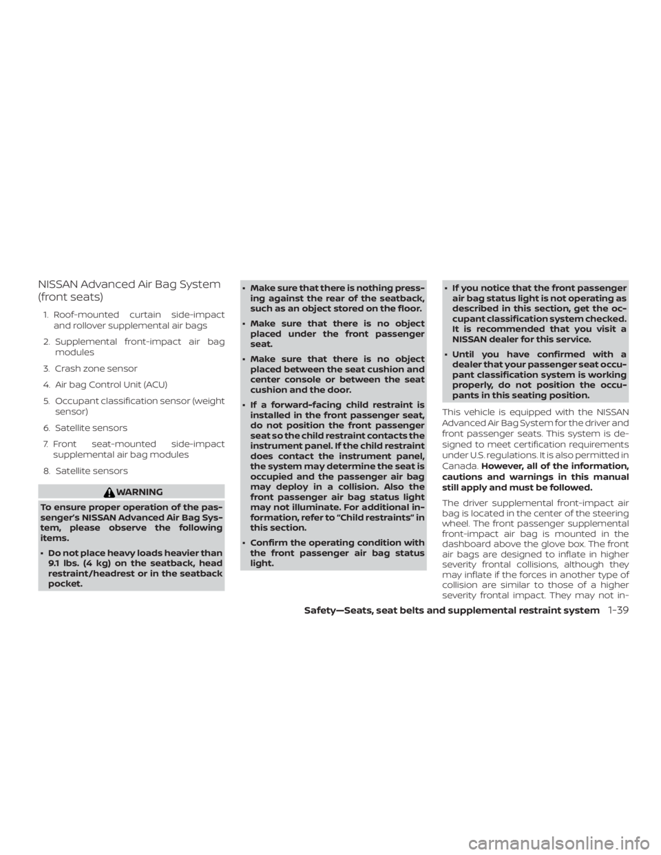 NISSAN NV200 2019 Workshop Manual 