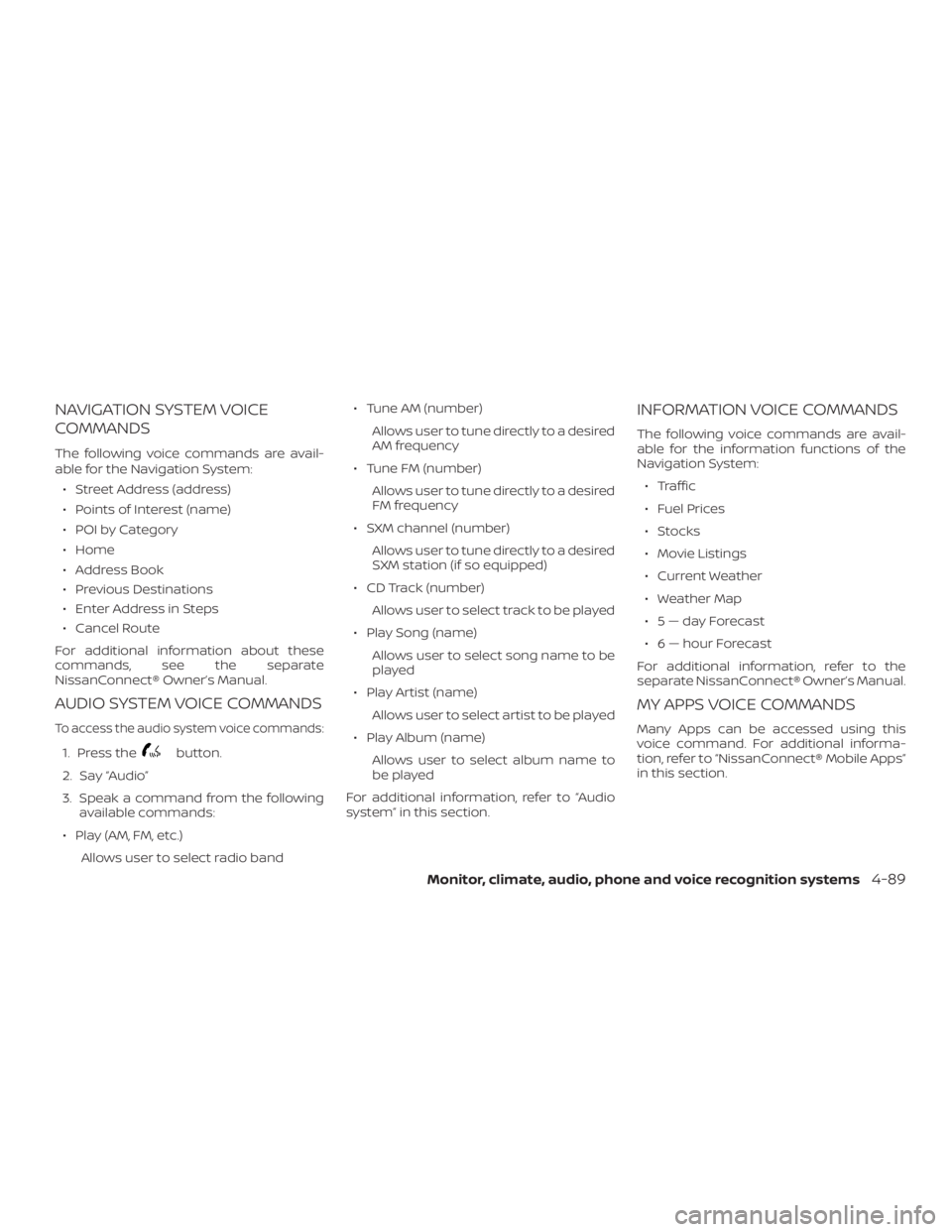 NISSAN NV200 2018  Owners Manual 