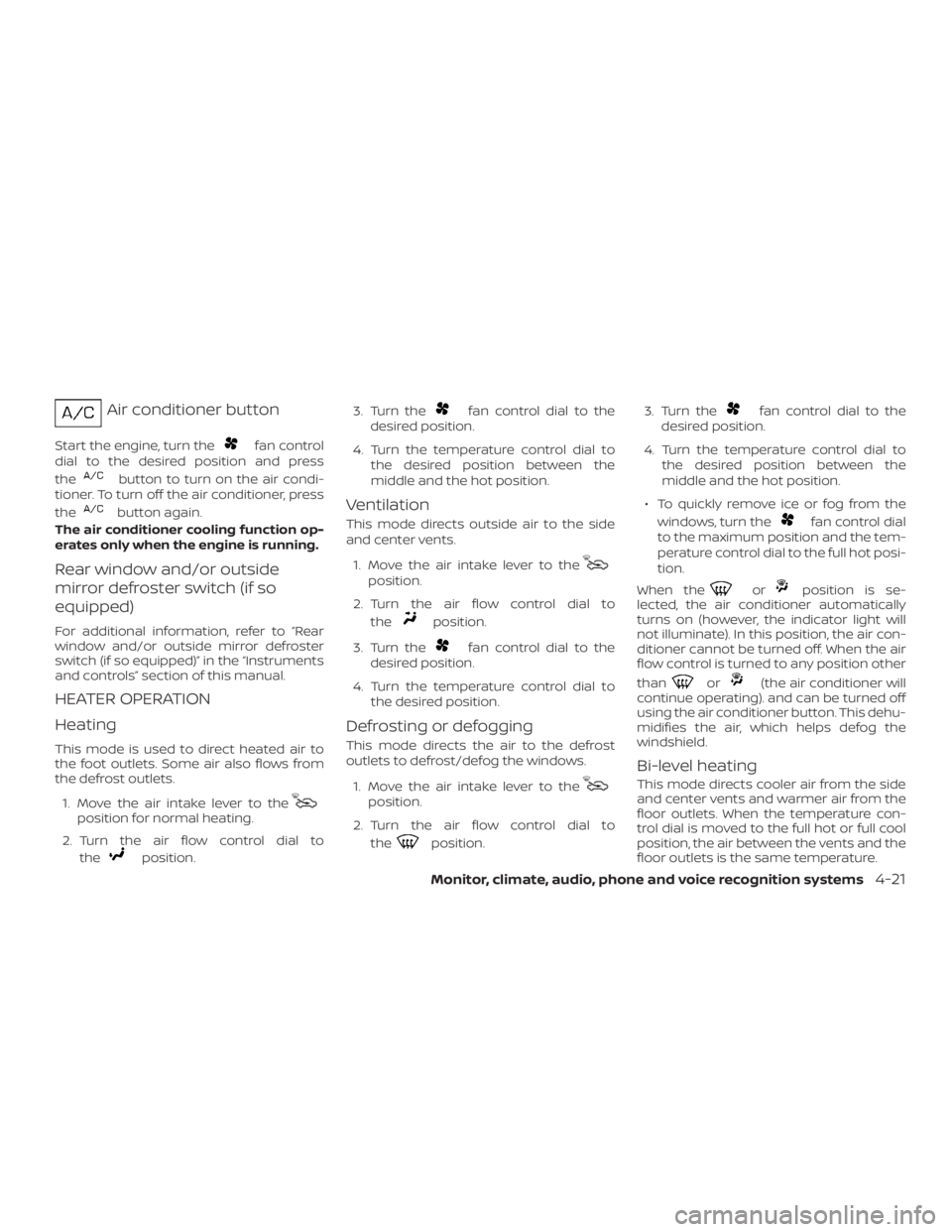 NISSAN NV200 2015  Owners Manual 