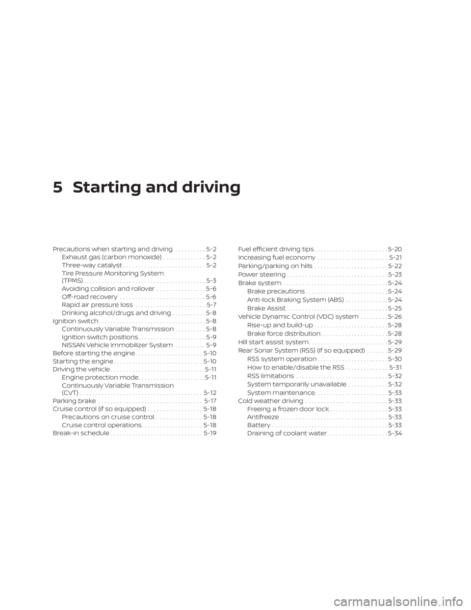 NISSAN NV200 2015  Owners Manual 